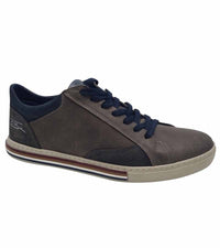 Lloyd & Pryce Mens 7UK / GREY Tommy Bowe Mens Grey Leather Smart Casual Tan Shoe By Lloyd & Pryce - Hartley