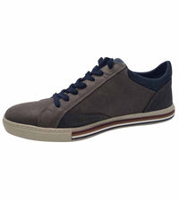 Lloyd & Pryce Mens Tommy Bowe Mens Grey Leather Smart Casual Tan Shoe By Lloyd & Pryce - Hartley