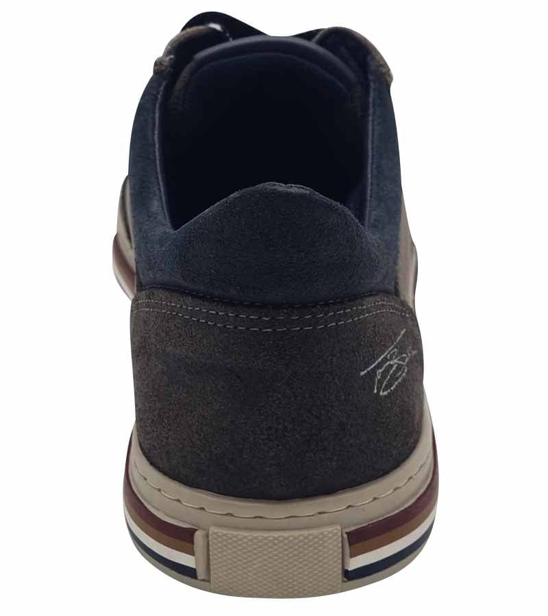 Lloyd & Pryce Mens Tommy Bowe Mens Grey Leather Smart Casual Tan Shoe By Lloyd & Pryce - Hartley