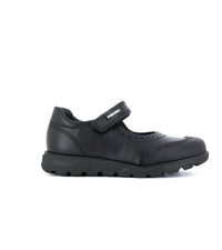 Pablosky Kids 10UK / BLACK Pablosky Girls Leather School Shoe 334110