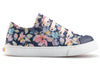 Pablosky Kids 10UK / NAVY Pablosky Junior Girls Navy Floral Canvas Shoe 973120