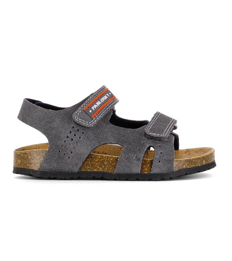 Pablosky Kids 8UK / GREY Pablosky Boys Supportive Sandal - 505910