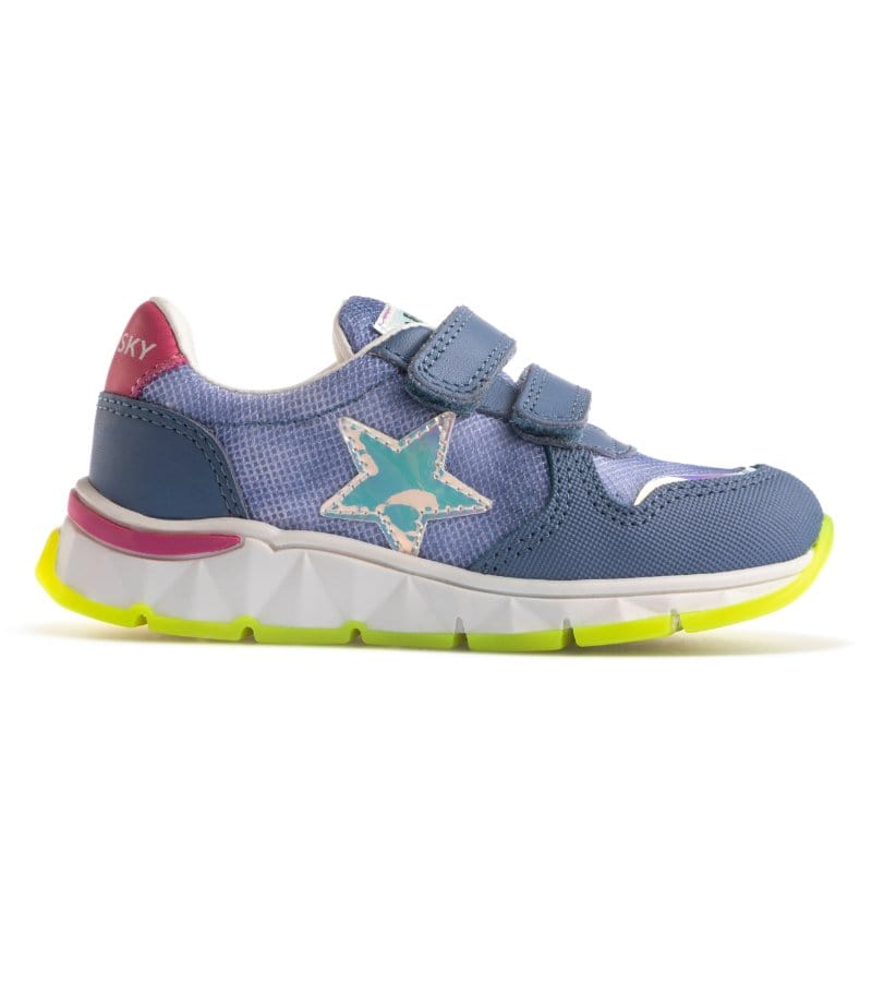 Pablosky Kids 9UK / BLUE Pablosky Junior Girls Leather Runner Cruz 299010