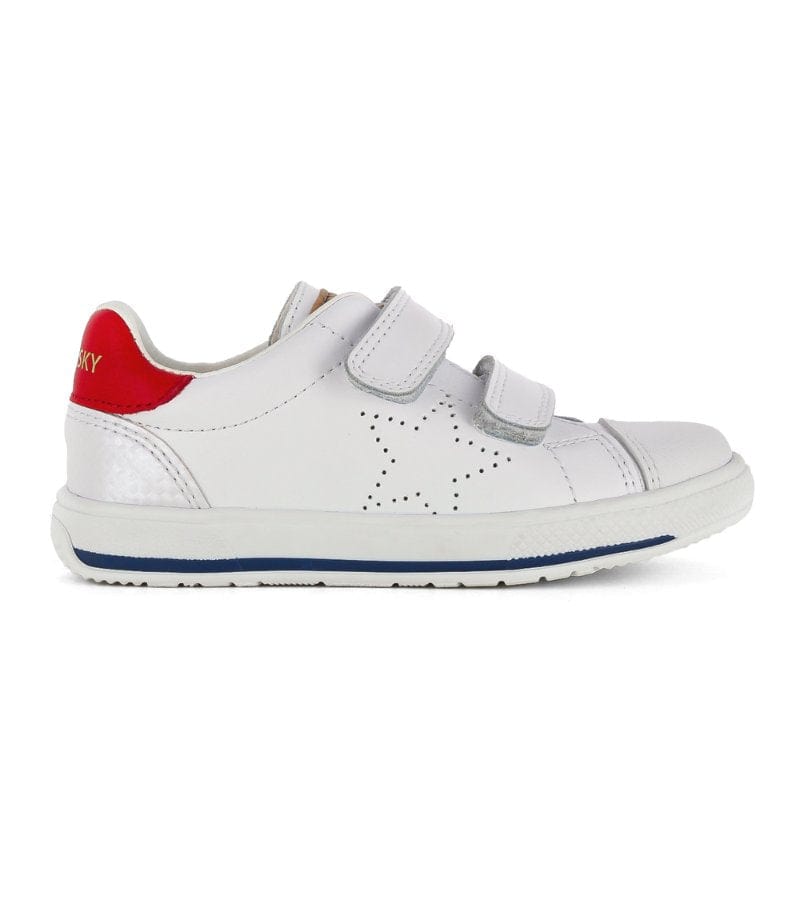 Pablosky Kids 9UK / WHITE Pablosky Boys Leather Shoe Torello 292506