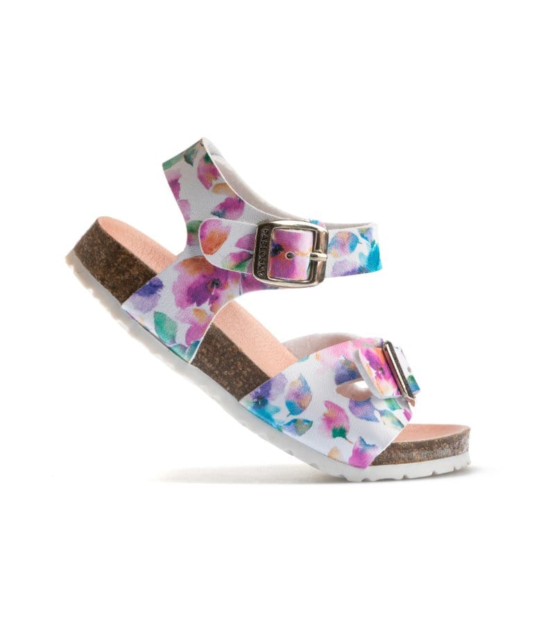 Pablosky Kids Pablosky Junior Girls Floral Sandal With Footbed Support 423400