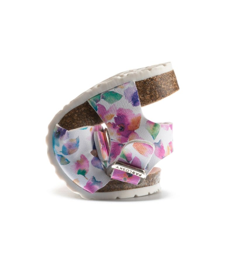 Pablosky Kids Pablosky Junior Girls Floral Sandal With Footbed Support 423400