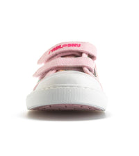 Pablosky Kids Pablosky Junior Girls Glitter Multicolour Canvas Shoe 973070
