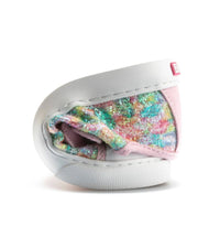 Pablosky Kids Pablosky Junior Girls Glitter Multicolour Canvas Shoe 973070
