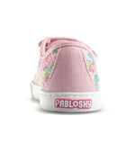 Pablosky Kids Pablosky Junior Girls Glitter Multicolour Canvas Shoe 973070