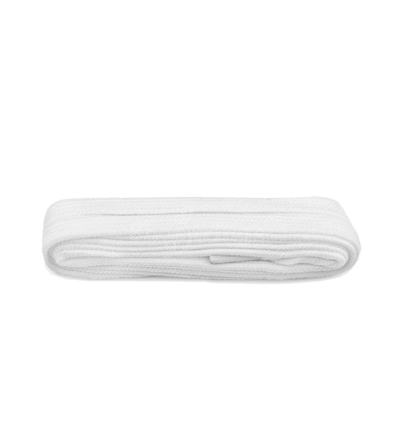 Shoe String Shoe Care ONE SIZE / WHITE Shoe String 100cm White Flat Laces 300036