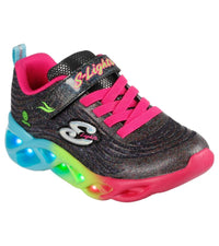 Skechers Kids 10UK / BLACK Skechers Girls Twisty Brights Light Up Runner - Colour Radiant 302325L