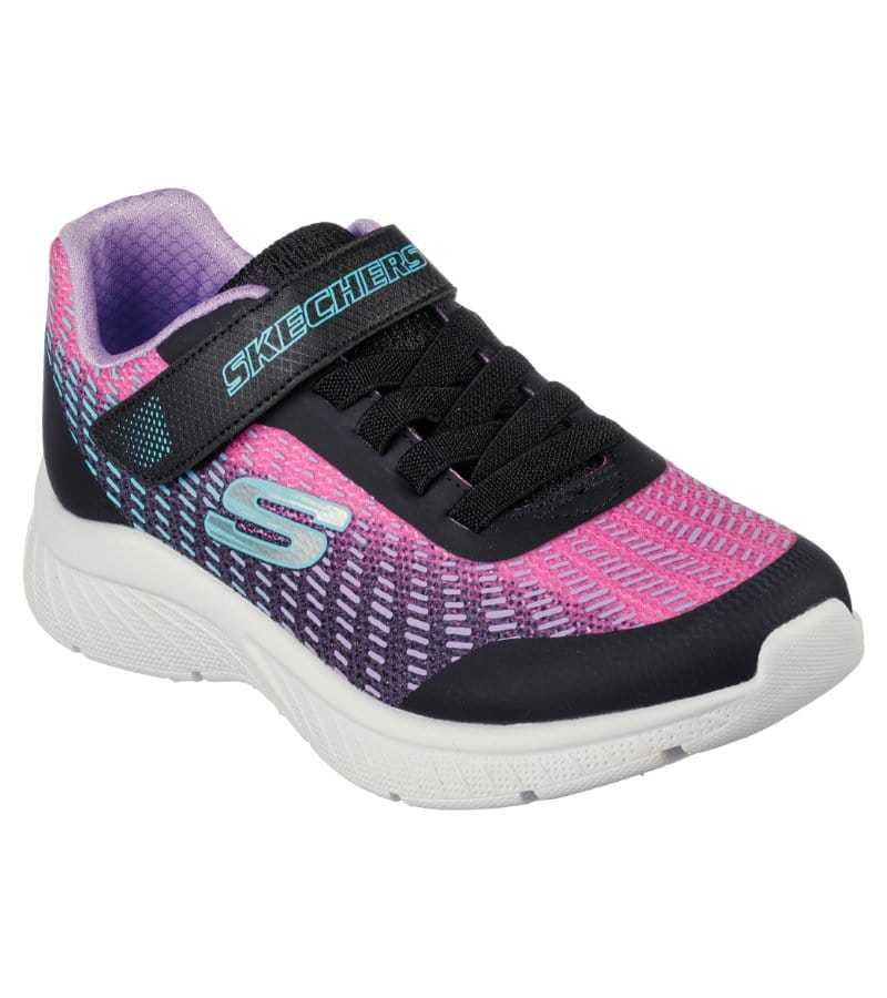Skechers Kids 10UK / BLACK Skechers Kids Microspec Plus Runner - Disco Dreaming 303532L