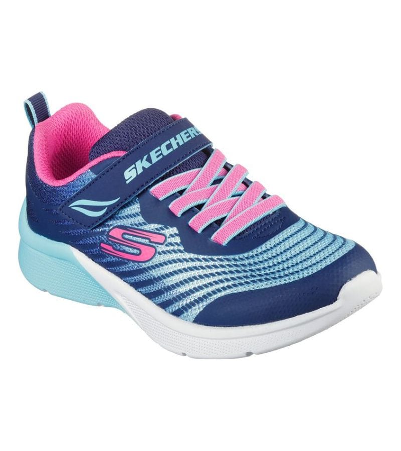 Skechers Kids 10UK / NAVY Skechers Girls Runner Microspec - Rejoice Racer 302349L