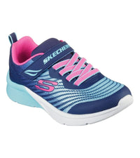 Skechers Kids 10UK / NAVY Skechers Girls Runner Microspec - Rejoice Racer 302349L