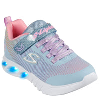 Skechers Kids 9.5UK / BLUE Skechers Girls S Lights Runner Flicker Flash 303700L