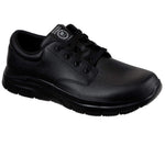 Skechers Mens 8UK / BLACK Skechers WORK RELAXED FIT: FLEX ADVANTAGE - FOURCHE SR 77513EC