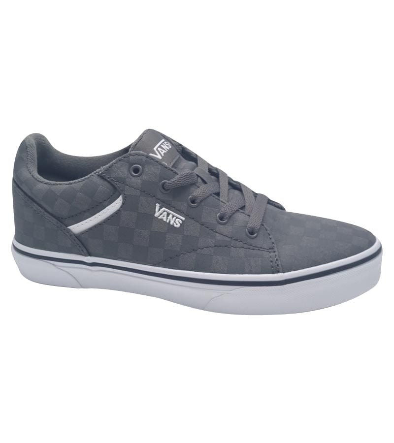 Vans Kids 1UK / GREY Vans Boys Seldan Classic Checkerboard Shoe VN0A4425BBX1
