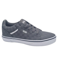 Vans Kids 1UK / GREY Vans Boys Seldan Classic Checkerboard Shoe VN0A4425BBX1
